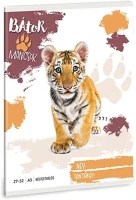 Ars una 01.08426 Füzet kockás  a/5 32 lapos 27-32 bátor mancsok-tigris kép