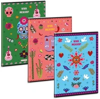 Ars una 01.08437 Füzet sima  a/4 40 lapos extra kapcsos viva mexico kép