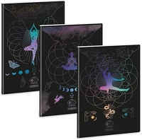 Ars una 01.08438 Füzet sima  a/4 40 lapos extra kapcsos mystic constellation kép