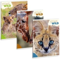 Ars una 01.08439 Füzet sima  a/4 40 lapos extra kapcsos icons of the wild kép