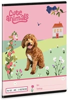 Ars una 01.08508 Füzet vonalas  a/5 32 lapos 16-32 2. osztályos cute animals-doggie kép