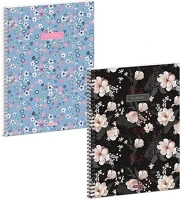 Ars una 01.08597 Spirálfüzet vonalas  flowery a/4 60 lapos kép