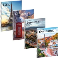 Ars una 01.08603 Spirálfüzet kockás  cityscape a/4 60 lapos kép