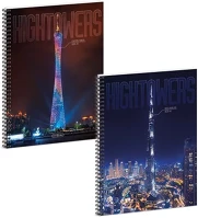 Ars una 01.08604 Spirálfüzet kockás  hightower a/4 60 lapos kép