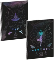 Ars una 01.08605 Spirálfüzet kockás  mystic constellation a/4 60 lapos kép