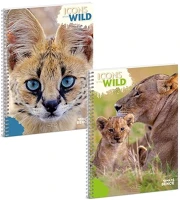 Ars una 01.08611 Spirálfüzet sima  icons of the wild a/4 60 lapos kép