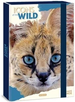 Ars una 15.18942 Füzetbox  a/4 icons of the wild-serval kép