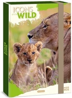 Ars una 15.18943 Füzetbox  a/4 icons of the wild-lions kép