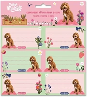 Ars una 15.18967 Füzetcímke  18 darabos cute animals-doggie kép