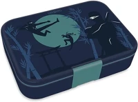 Ars una 15.19152 Uzsonnás doboz  ninjas in the dark osztott műanyag 216x153x52 mm kép