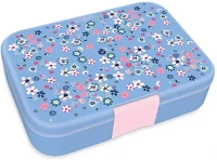 Ars una 15.19153 Uzsonnás doboz  pearl blossom blue osztott műanyag 216x153x52 mm kép