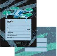 Ars una 17.00500 Partimeghívó  10 ív+10 db boríték drone pro kép