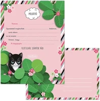 Ars una 17.00506 Partimeghívó  10 ív+10 db boríték think pink kép