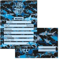 Ars una 50223374 Partimeghívó  10 ív+10 db boríték lord of the deep kép