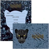 Ars una 50225293 Partimeghívó  10 ív+10 db boríték black panther kép