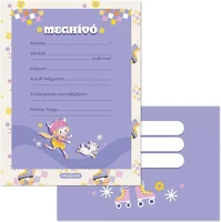 Ars una 50225309 Partimeghívó  10 ív+10 db boríték keep rolling kép