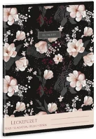 Ars una 50843749 Leckefüzet  a/5 32 lapos flowery black kép