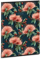 Ars una 53124197 Füzet  a/4 40 lapos extra kapcsos kockás flowery green kép