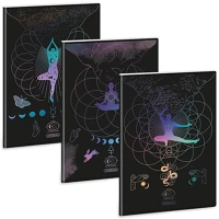 Ars una 53124913 Füzet kockás  a/4 40 lapos extra kapcsos mystic constellation kép