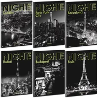 Ars una 53805829 Füzet sima a/4 40 lapos extra kapcsos night life kép