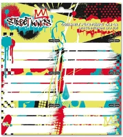 Ars una 53833570 Füzetcímke  18 darabos street kings kép