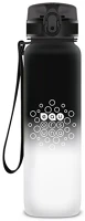 Ars una 56574517 Kulacs  műanyag matt bpa-mentes motivációs ombre 1000 ml black & white kép