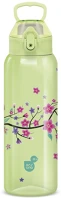 Ars una 56685480 Kulacs duplafalú  3d műanyag bpa-mentes 700 ml snow flower-green kép