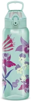 Ars una 56685503 Kulacs duplafalú  3d műanyag bpa-mentes 700 ml beach flower-green kép