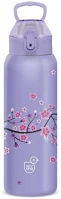 Ars una 56695472 Kulacs duplafalú  3d fém bpa-mentes 700 ml snow flower-purple kép