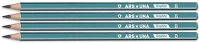 Ars una 5993120005862 Grafitceruza  b háromszögletű csíkos 4 darabos kép
