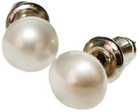 Art crystella 1830XGY040 Art Crystella 1830XGY040 Fülbevaló 6mm Swarovski gyöngyből - Gyöngyházfehér kép