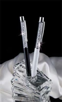 Art crystella COR_TSWG022 golyóstoll, krémfehér, felül fehér swarovski kép