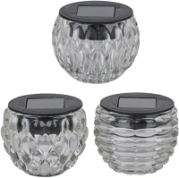 Arti casa 326445 Solar üveg asztali lámpa, többféle kép