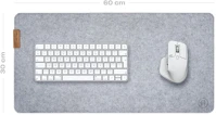 Artimo ARTIMO-DESKMAT-LIGHT-S Desk mat - prémium filc egérpad grey kép