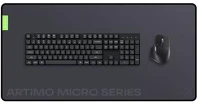Artimo ARTIMO-MICRO-DARK desk mat mikroszálas textil egérpad, asztali alátét, micro series kép