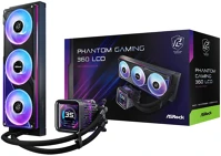 Asrock 90-APGA36-BAAGA5 Phantom gaming 360 lcd cpu cooler kép