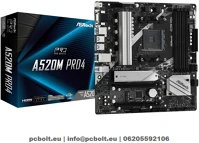 Asrock 90-MXBDU0-A0UAYZ A520m pro4 kép