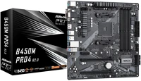 Asrock 90-MXBEG0-A0UAYZ B450m pro4 r2.0 kép