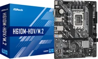 Asrock H610M-HDV/M.2 ASRock H610 s1700 H610M-HDV/M.2 2xDDR4 4xSATA3 1xM.2 3xPCI-E Gbit LAN mATX kép