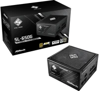 Asrock SL-650G 650w 80+ gold steel legend kép