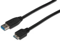 Assmann electronic AK-300116-010-S Usb 3.0 - micro usb kábel 1m kép