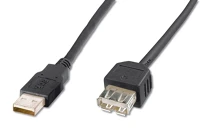 Assmann electronic AK-300200-030-S Usb 2.0 hosszabbító kábel 3m fekete kép