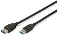 Assmann electronic AK-300203-018-S Usb 3.0 hosszabbító kábel 1.8m - fekete kép
