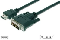 Assmann electronic AK-330300-020-S Hdmi m - dvi-d (18+1) m adapterkábel fekte 2m kép