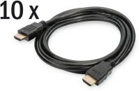 Assmann electronic AK-990920-020-S Hdmi high speed connection cable, type a 2m black (10-pack) kép