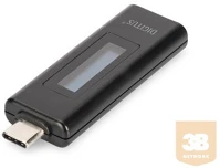Assmann electronic DA-70612 Digitus usb type c tester current / voltage (20v/5a max.) kép