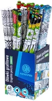 Astra 07.03443 Grafitceruza  pen comics háromszögletű hb 48 darabos kép