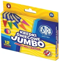Astra 15.17321 Zsírkréta  jumbo kerek 12 színű kép