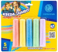 Astra 15.17451 Táblakréta  fun jumbo kerek 5 szín/bliszter kép