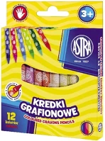 Astra 15.17452 Zsírkréta  kerek hegyezett 12 színű kép